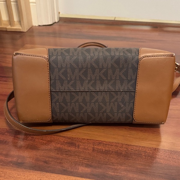 Michael Kors Dark Brown and Tan Tote - Picture 6 of 6